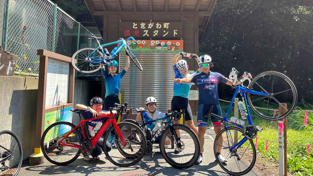 坂バカさんの休日に電動アシストロードDomane+ AL5でついて行く!100㎞完走!