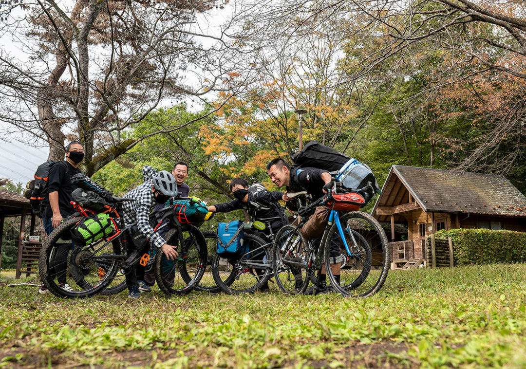 流行りのバイクパッキング 1泊キャンプツーリングにみんなで出掛けてみた!