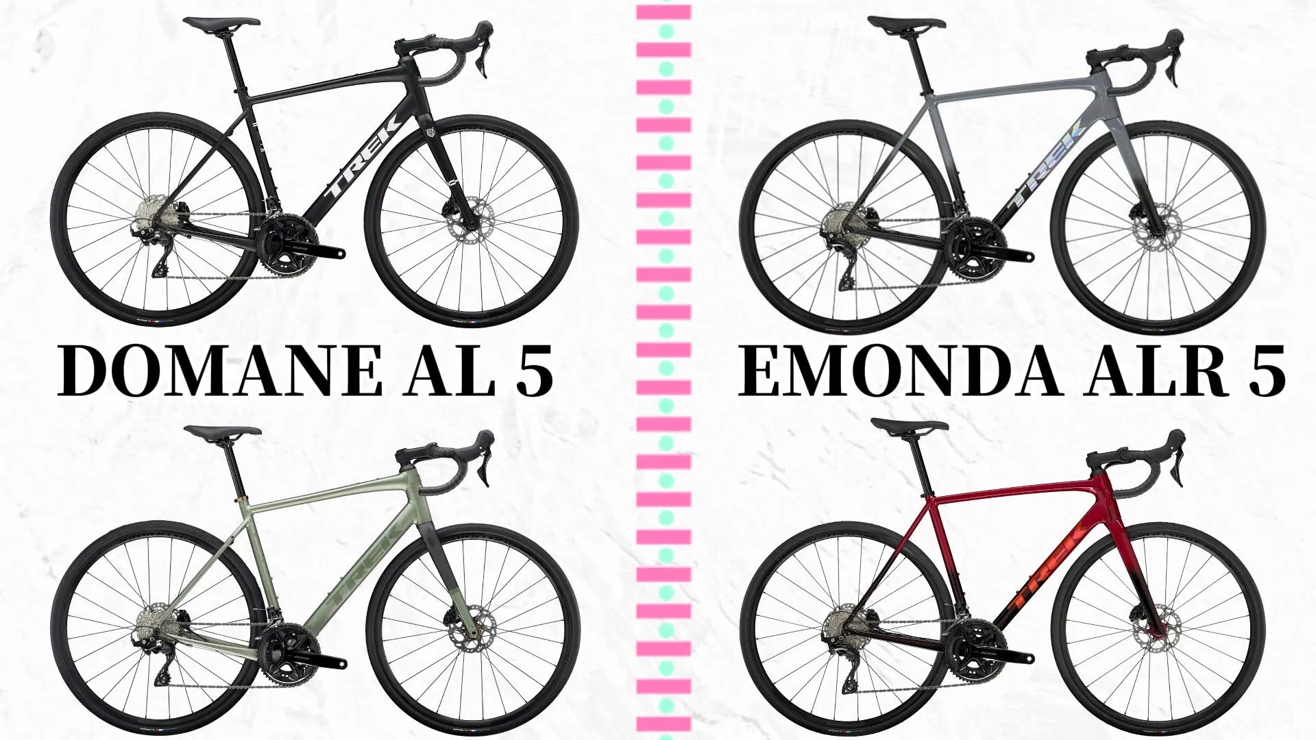 Domane AL 5 VS Emonda ALR 5 ハイエンドアルミロードを徹底比較 