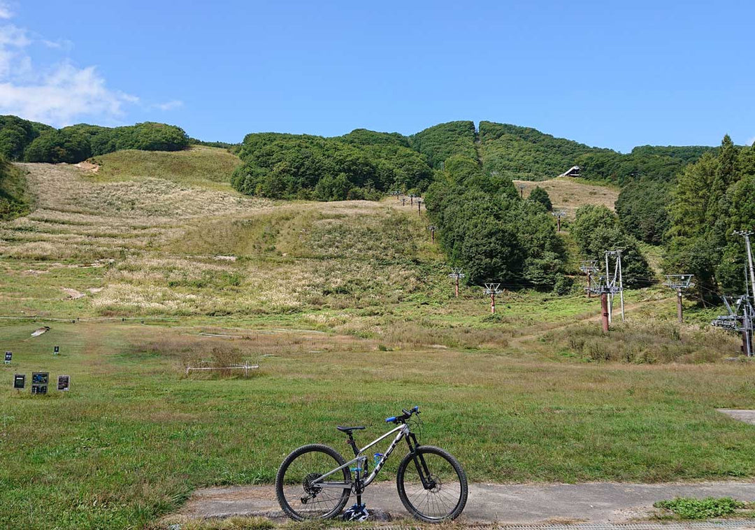 白馬岩岳マウンテンリゾートでダウンヒル