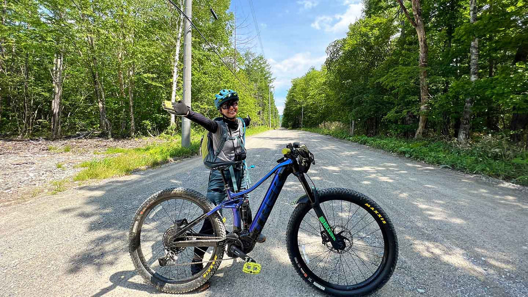 ニッポンの林道をEバイクで走る~群馬県・万沢林道編