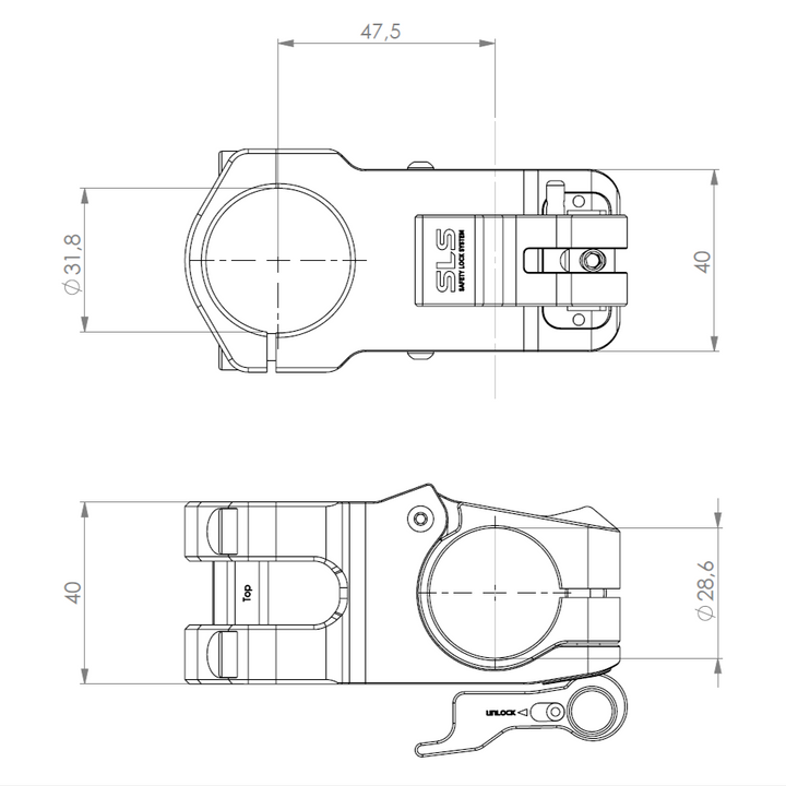 Rocker Parts RocHead Bend Stem(ロッカーパーツ ロックヘッド ベンド ステム)