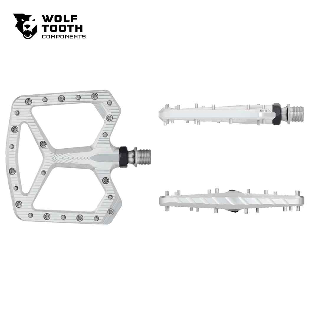 メーカー:Wolftooth 商品名:Repsaw Pedal カラー:Law Silver