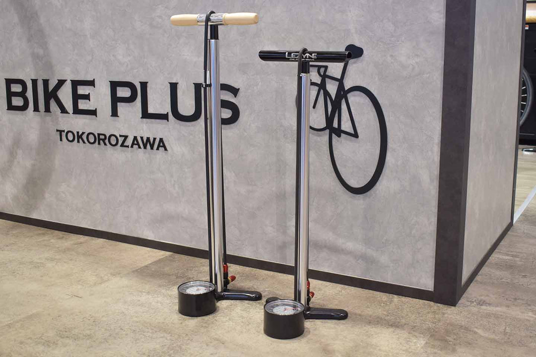 レザインのアルミボディの空気入れ