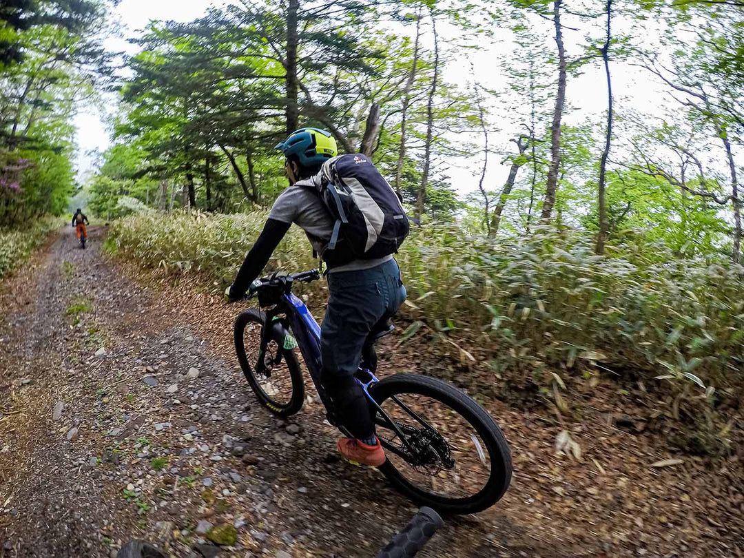 eMTB3台で志津林道に出かけた時の写真