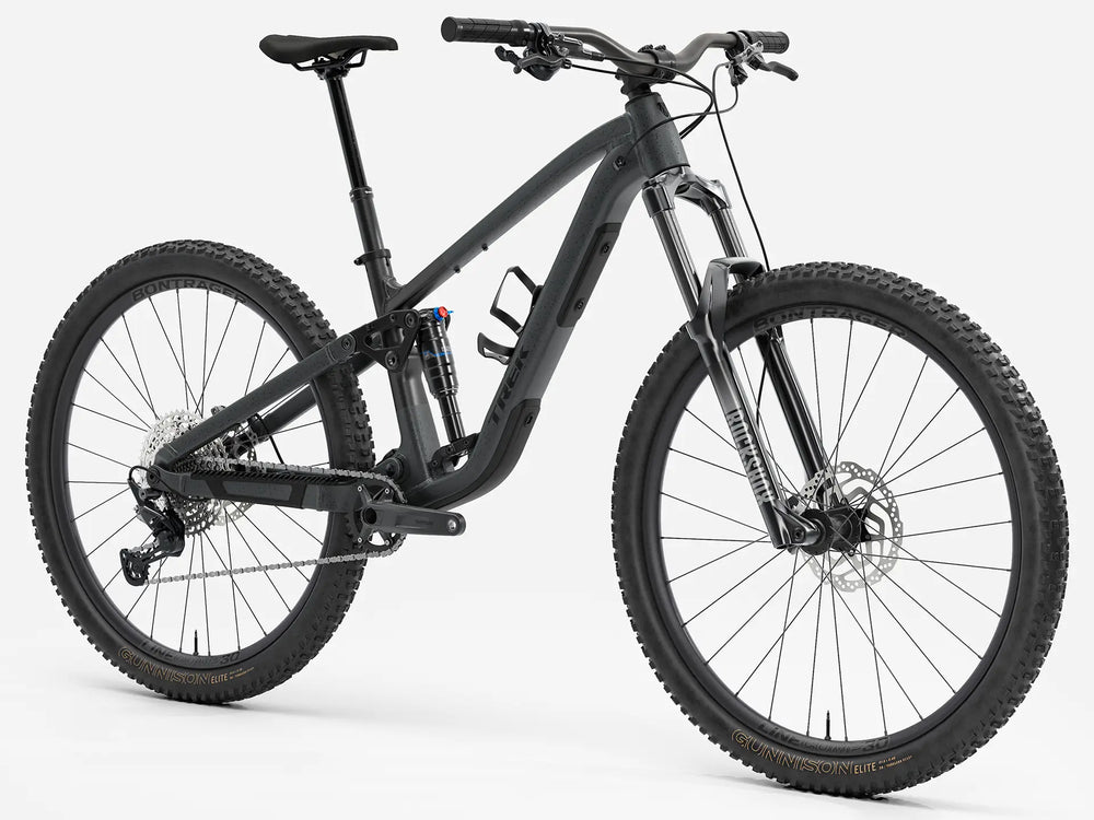 ブランド名:TREK、モデル名:Fuel EX 5 Gen 7、カラー名:Lithium Grey/Trek Black Splatter、年式:2026年モデル