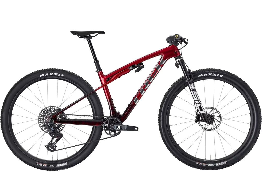 ブランド名:TREK、モデル名:Supercaliber slr 9.8 x0 flight attendant gen2、年式:2026年、カラー:red Smoke drizzle