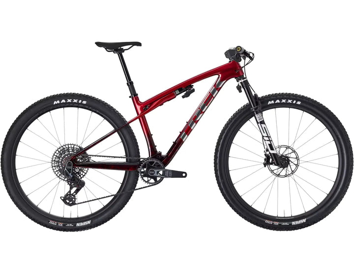 ブランド名:TREK、モデル名:Supercaliber slr 9.8 x0 flight attendant gen2、年式:2026年、カラー:red Smoke drizzle