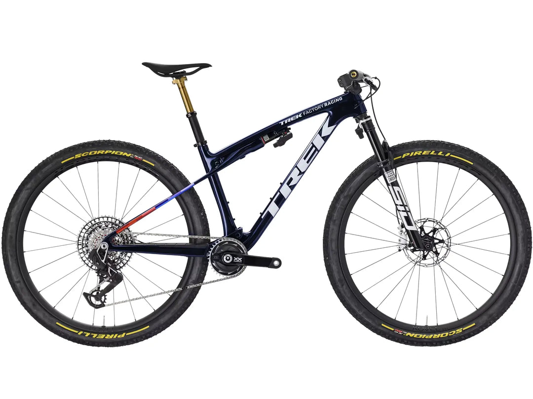 ブランド名:トレック、モデル名:Supercaliber slr 9.9xx flight  attendant gen2、年式:2026年、カラー:navy Smoke
