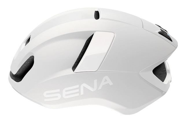 SENA(セナ)スマートヘルメット カラー:マットホワイト 撮影:真横から