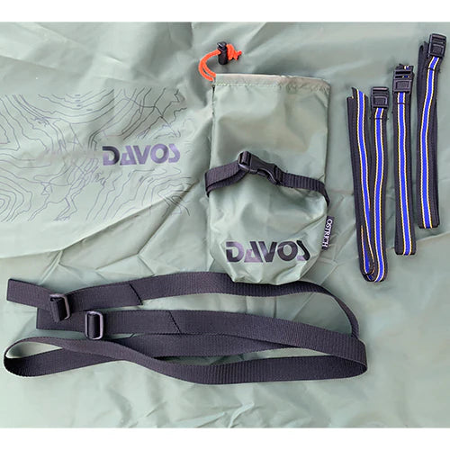 DAVOS(ダヴォス)G-110 グラベル輪行袋 オリーブグリーンの付属品