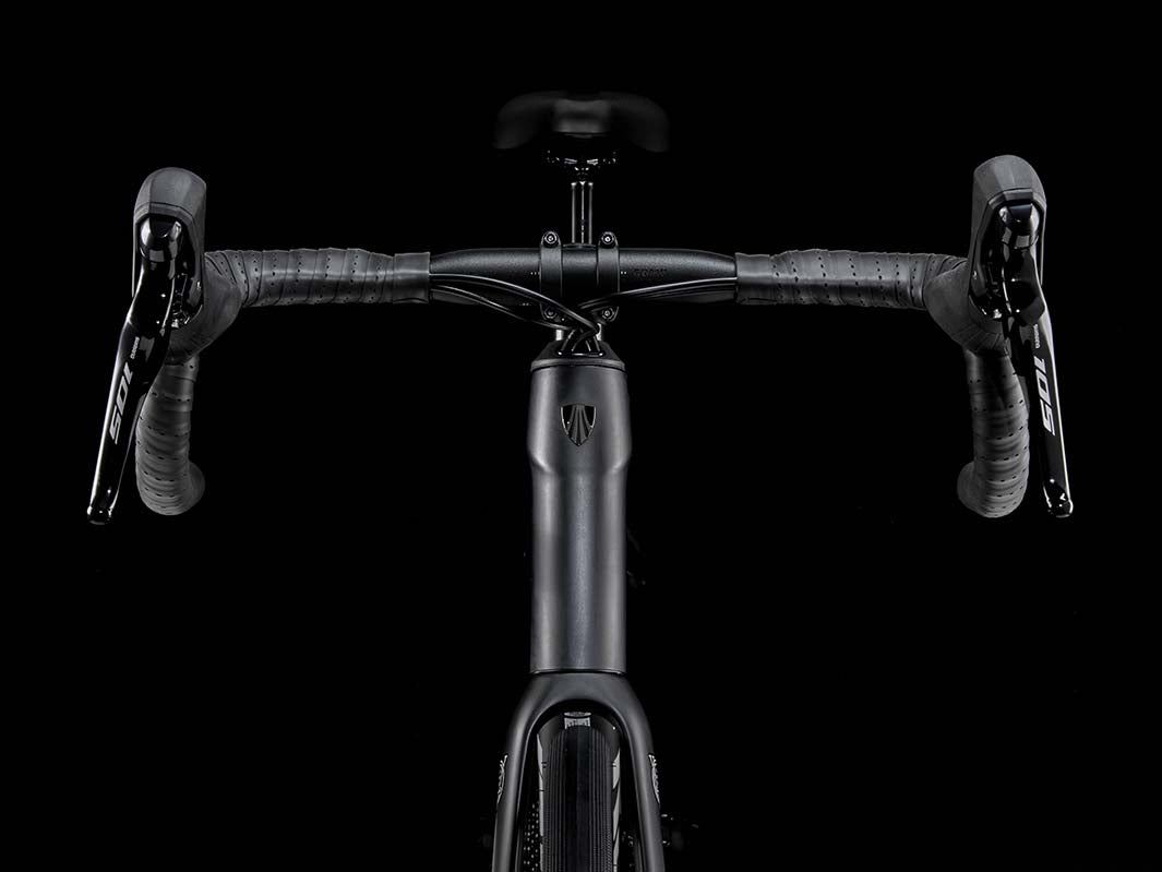 Trek Domane AL5 Gen4 matte trek black(トレックドマーネAL5 Gen4 マットトレックブラック)のハンドル真正面