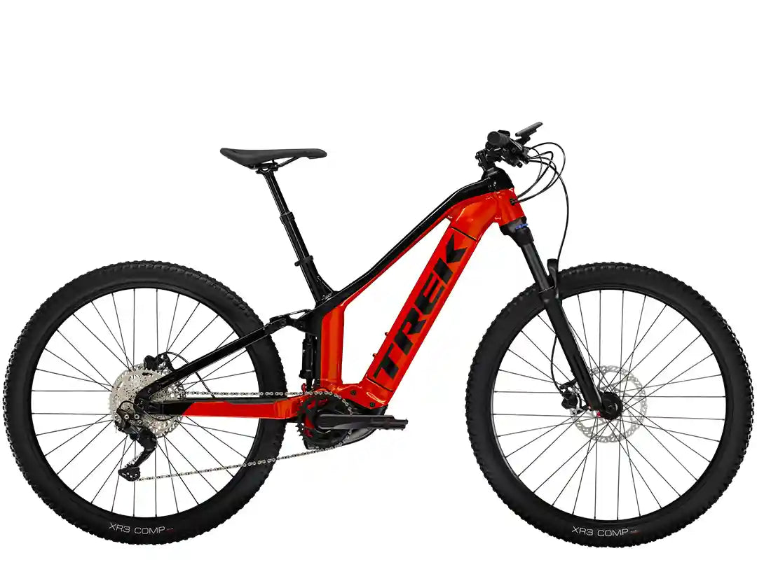 タイプ:フルサスeMTB、ブランド:トレック、モデル名:パワーフライFS4 Gen3、カラー:Lava/Trek Black