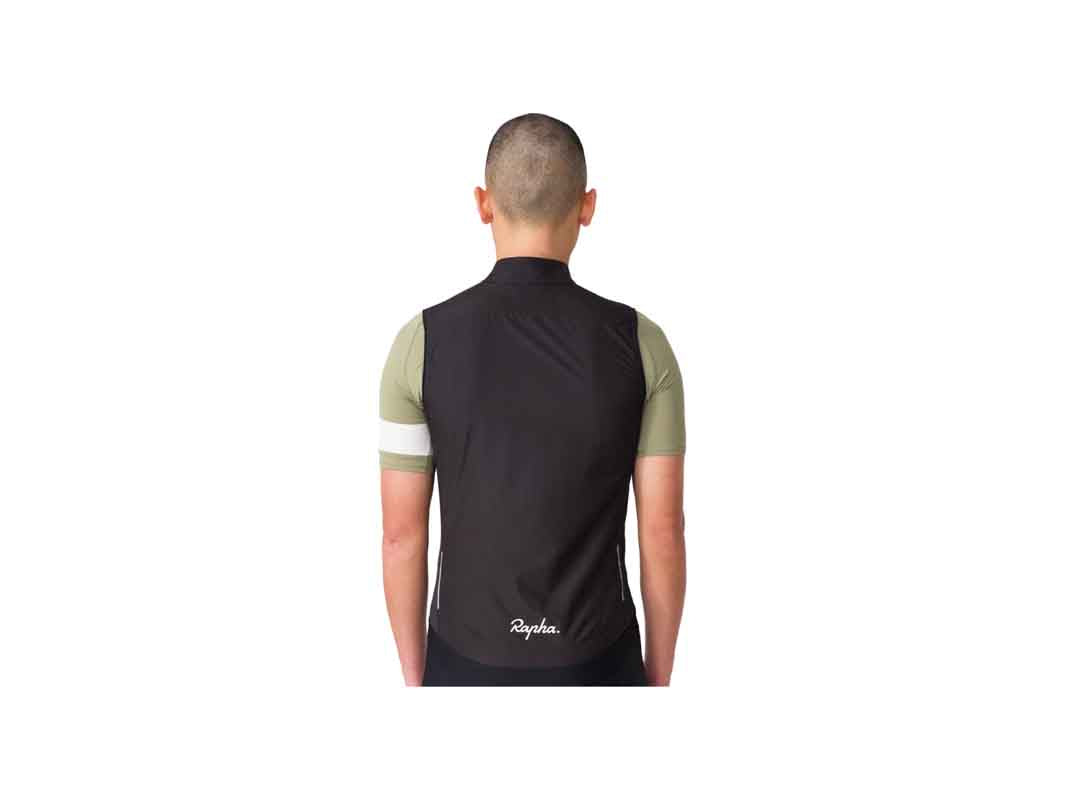 Rapha Core Cycling Gilet(ラファ コア サイクリング ジレ)BLACKの背面