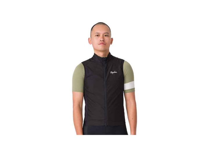 Rapha Core Cycling Gilet(ラファ コア サイクリング ジレ)BLACKの前面