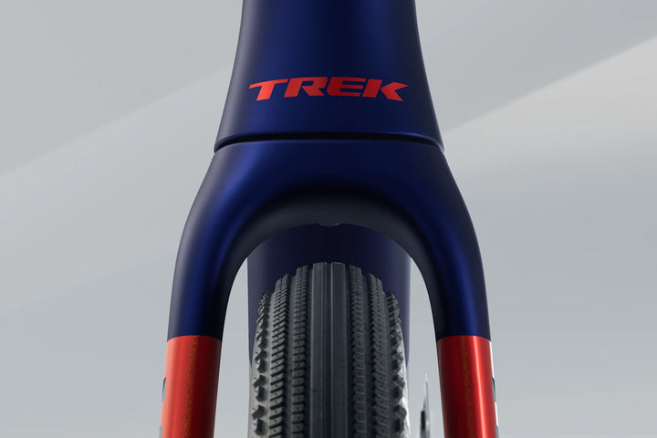 Checkmate SLR9 AXS(チェックメイトSLR9 AXS)の広いタイヤクリアランスを捉えた写真