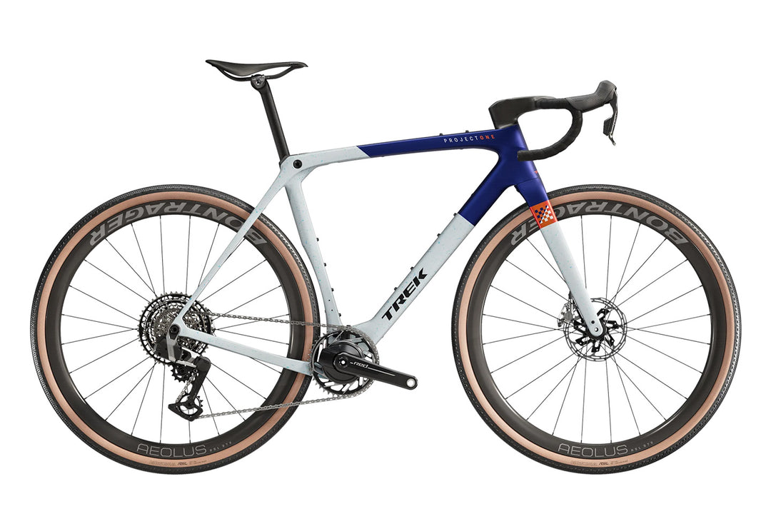 Trek Checkmate SLR9 AXS(トレック チェックメイト SLR9 AXS)のカラーがマットヘックスブルー・プラズマグレーパール