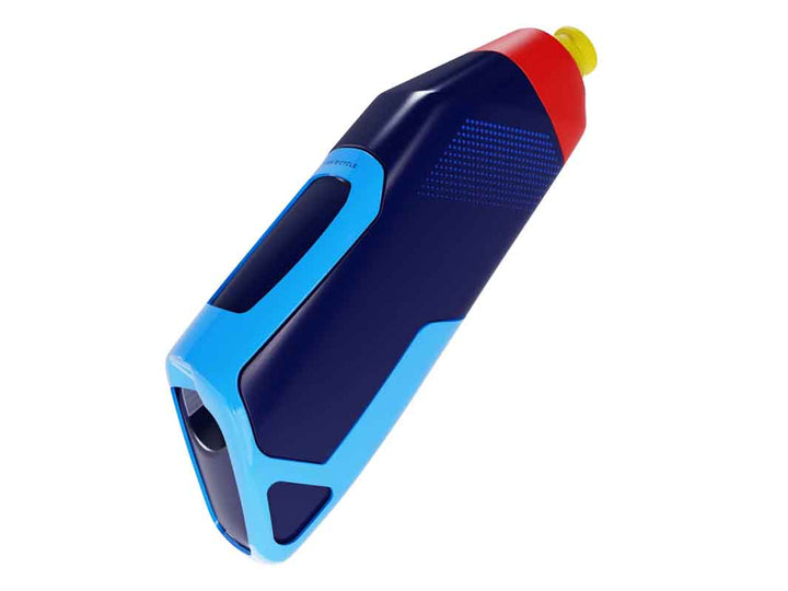 商品名:トレックRSLエアロボトルアンドケージ(Trek RSL Aero Bottle and Cage)、カラー:ウォータールーブルー・ノーティカルネイビー