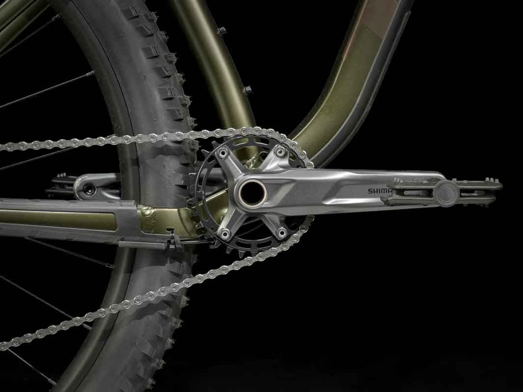 Trek Roscoe7(トレック ロスコ7)のクランクとチェーンリング