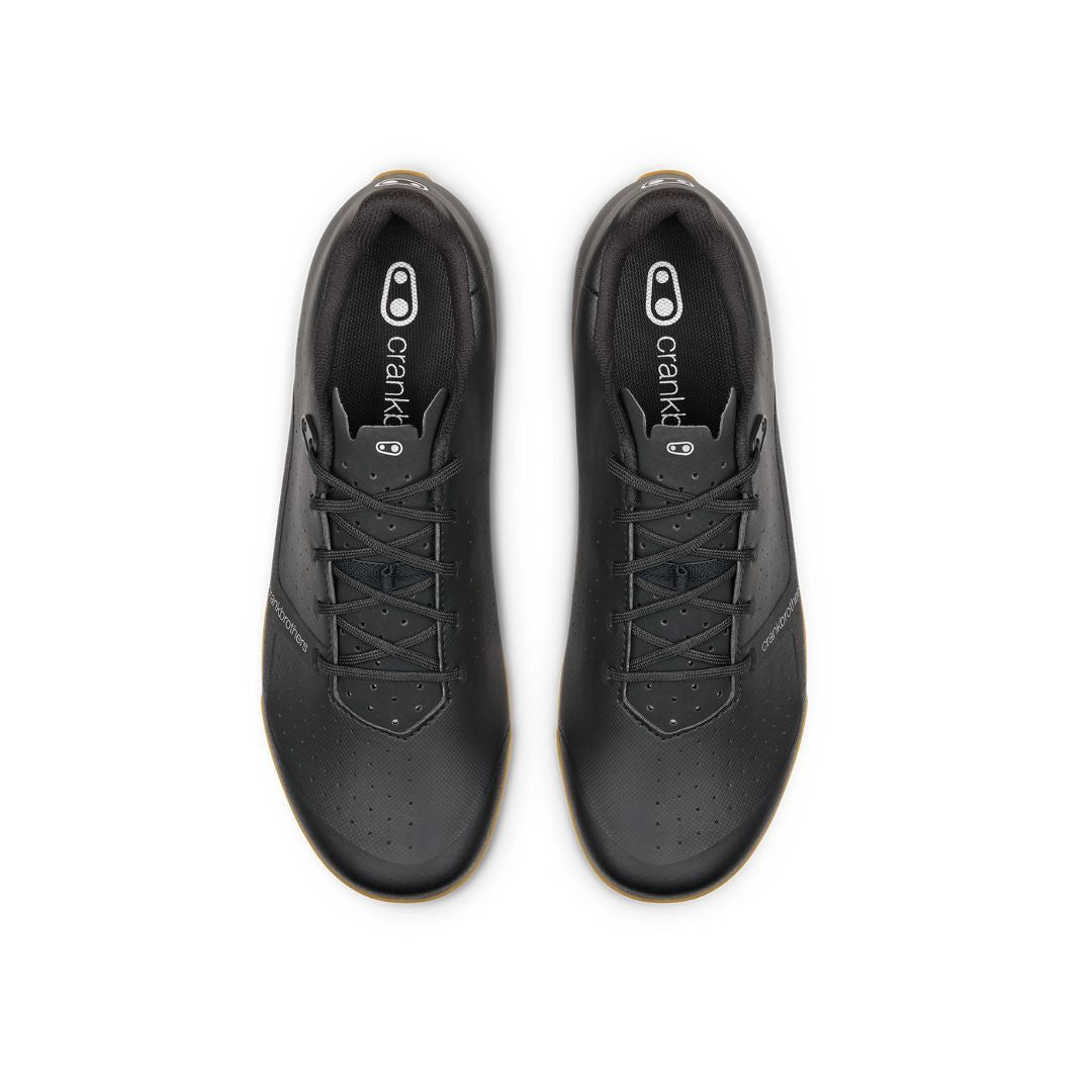 Crankbrothers Candy gravel/xc(クランクブラザーズ キャンディ グラベル XC)カラー:ブラック 両足並べて真上から