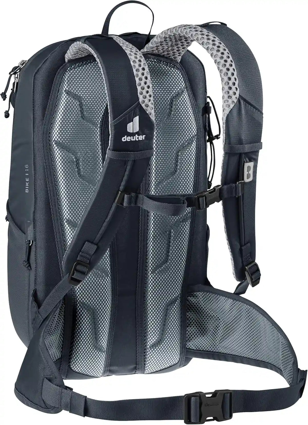 Deuter(ドイター)BIKE ONE(バイクワン)16リットル ブラックのチェスト&ヒップストラップ