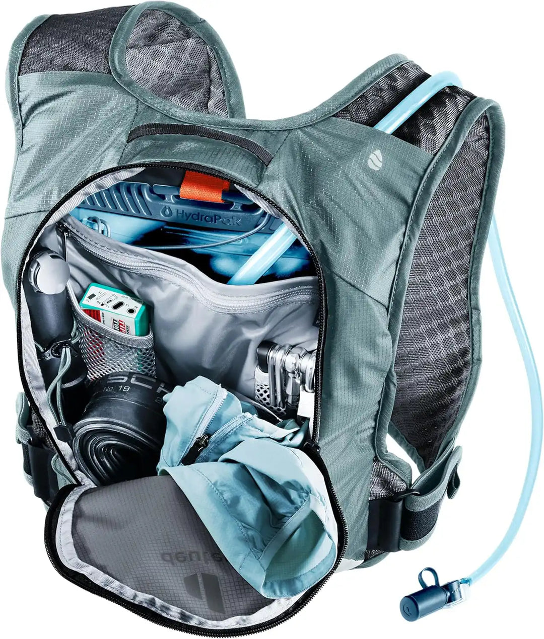 Deuter(ドイター)Rogla 5(ログラ5)グラファイト×シェール 携帯用工具やハイドレーションなどを入れたバッグ内