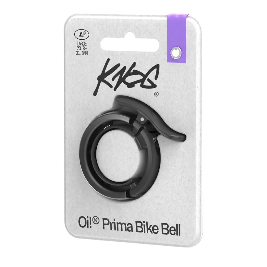Knog(ノグ) Oi Prima Bike Bell(オイ プリマ バイク ベル)Anthracite Largeパッケージ