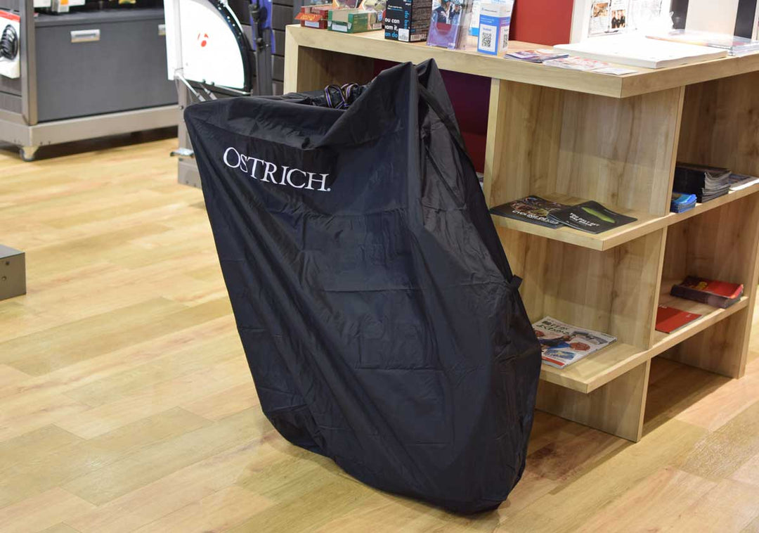 エアロワイドモデルのオーストリッチの輪行袋に収納した様子