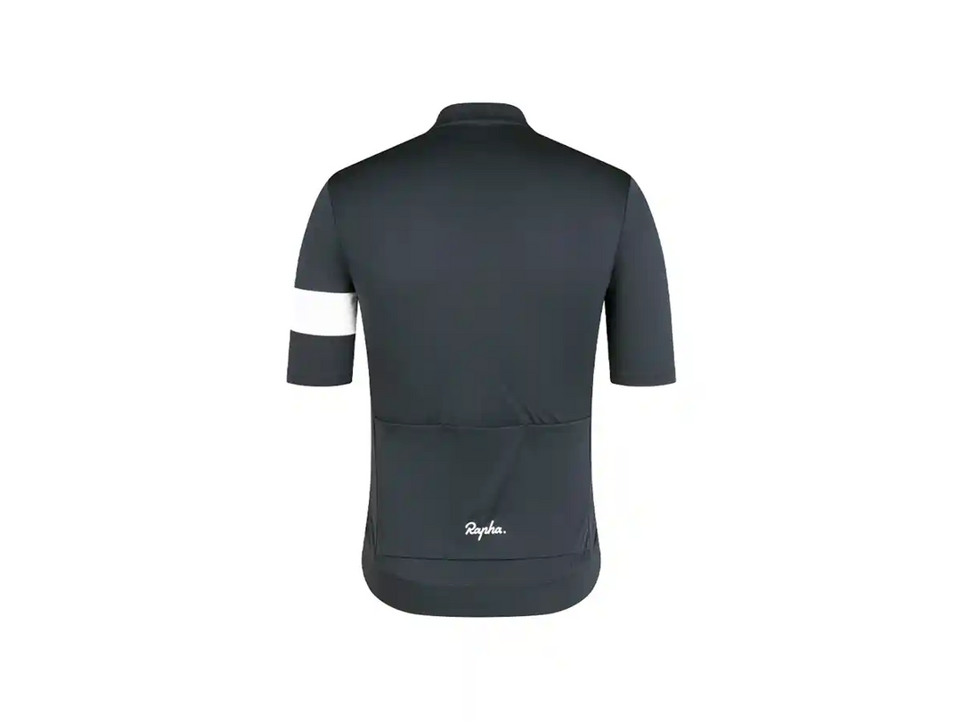 Rapha Core Cycling Jersey(ラファ コア サイクリング ジャージ)ブラックホワイト後ろ側