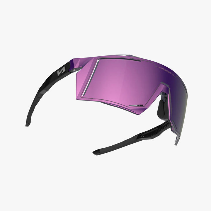SCICON SPORTS アイウェアAEROSTORM カラー:マルチミラーパープル 前斜め下から