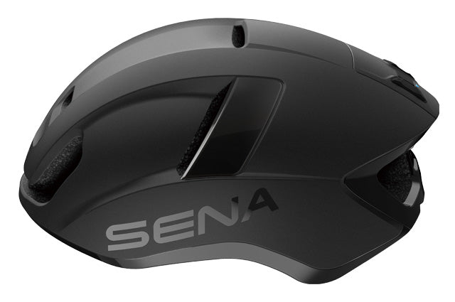 SENA(セナ)スマートヘルメット カラー:マットブラック 撮影:真横から
