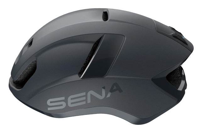 SENA(セナ)スマートヘルメット カラー:マットグレー 撮影:真横から