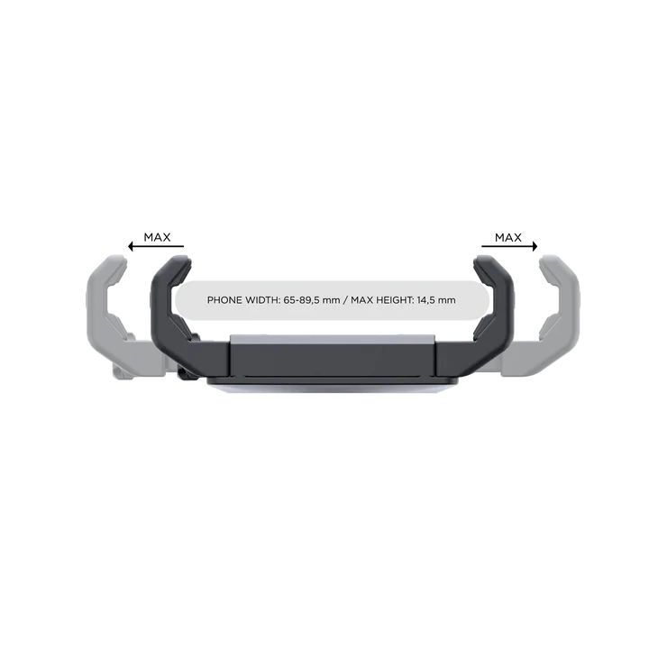 SP Connect(SPコネクト)Universal Phone Clamp Max(ユニバーサルフォンクランプマックス)最大幅と厚み