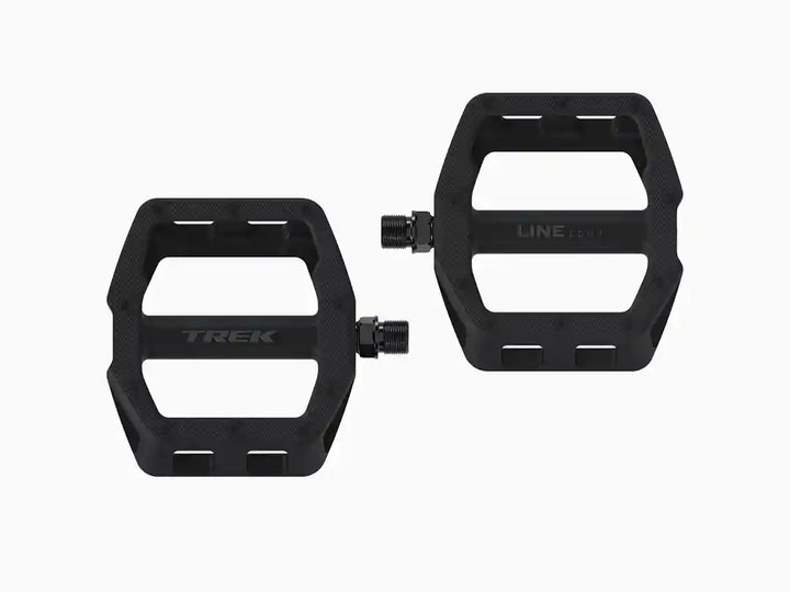 商品名:Trek Line Compフラットペダルセット カラー:Black 真上から俯瞰