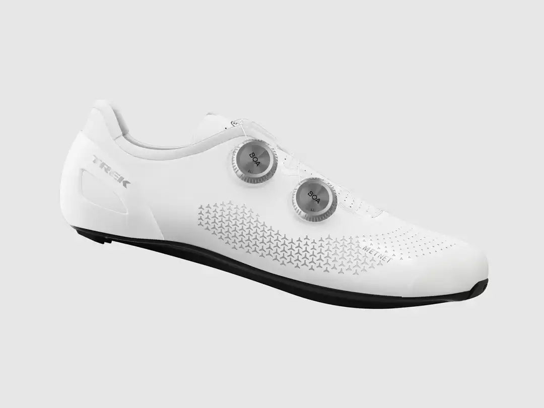 Trek RSLロードサイクリングシューズ カラー:White/Silver 右足の外側