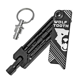 Wolf tooth 6-Bit Hex Wrench Multi-tool With Keychain(ウルフトゥース 6ビット ヘックスレンチ マルチツール キーホルダータイプ)
