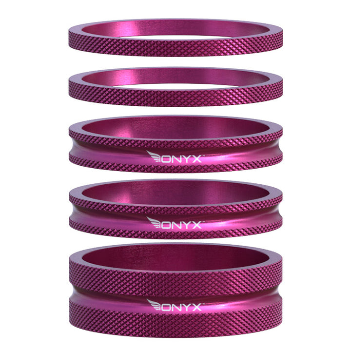 ONYX Racing Products ヘッドセットスペーサーキット 1-1/8inch 5枚セット