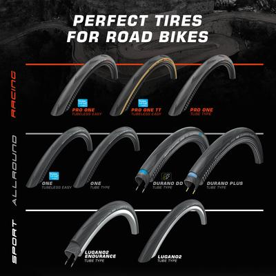 SCHWALBE PRO ONE TUBELESS EASY ブラック
