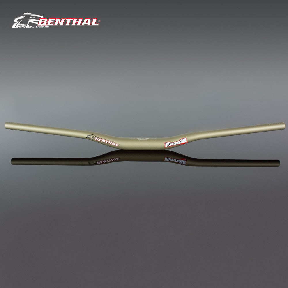 Renthal Fatbar 35mm MTB Handlebar Rise:20mm, Color:Gold(レンサル ファットバー 35mm MTBハンドルバー 20mmライズ、ゴールドカラー)