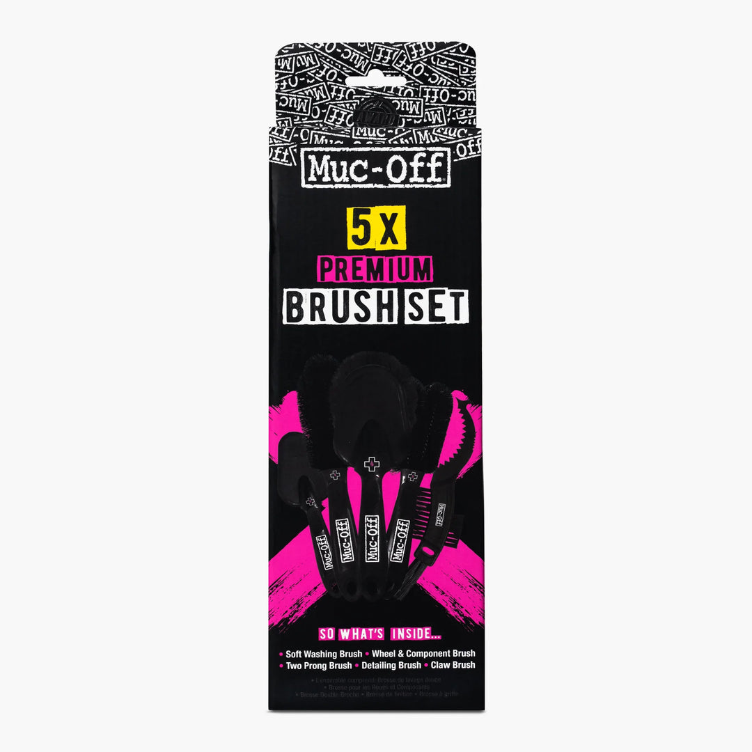Muc-Off 5x Premium Brush Set(マックオフ プレミアムブラシ 5本セット)商品パッケージ画像