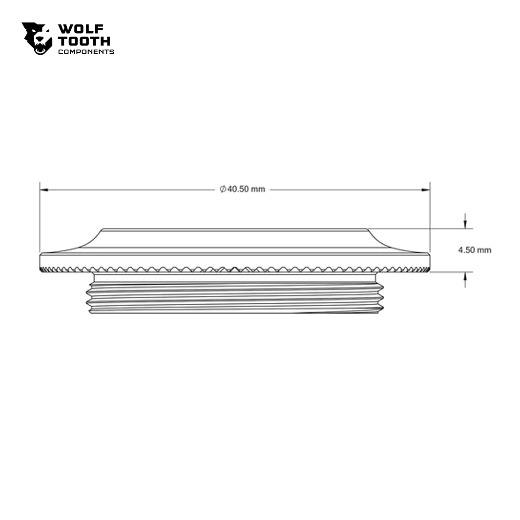 Wolf Tooth Centerlock Rotor Lockring Internal Spline（ウルフトゥース センターロック ローター ロックリング インターナルスプライン）