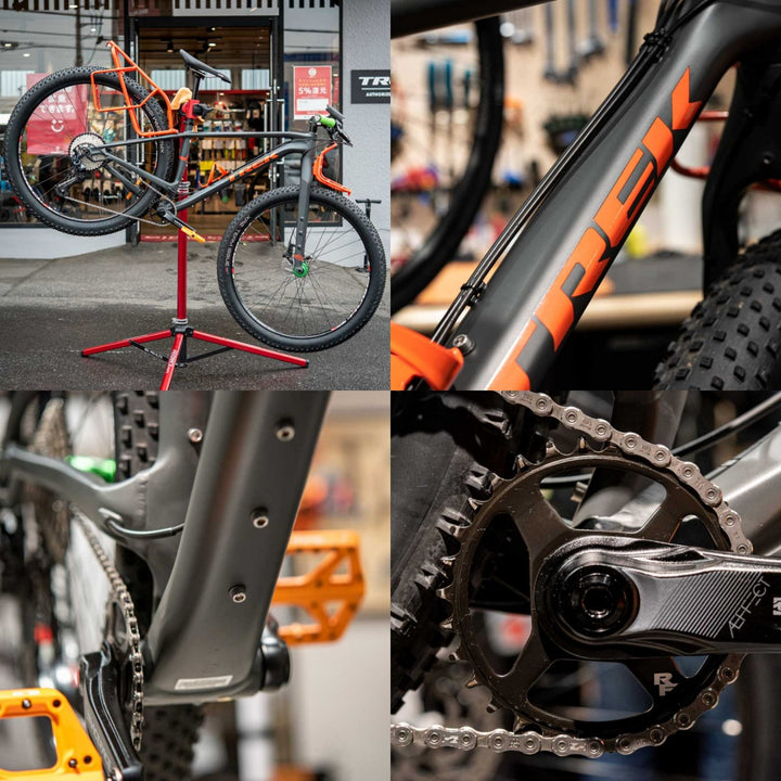 マックオフ(MUC-OFF)自転車用ケミカルを使用して洗車と注油、磨き上げを完了させたピカピカな自転車
