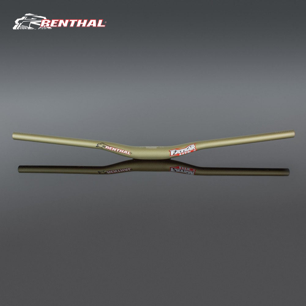 Renthal Fatbar Lite 35mm Handlebar Rise:20mm, Color:Gold(レンサルファットバーライト35mmハンドルバーのライズ20mm, カラーゴールドのバージョン)