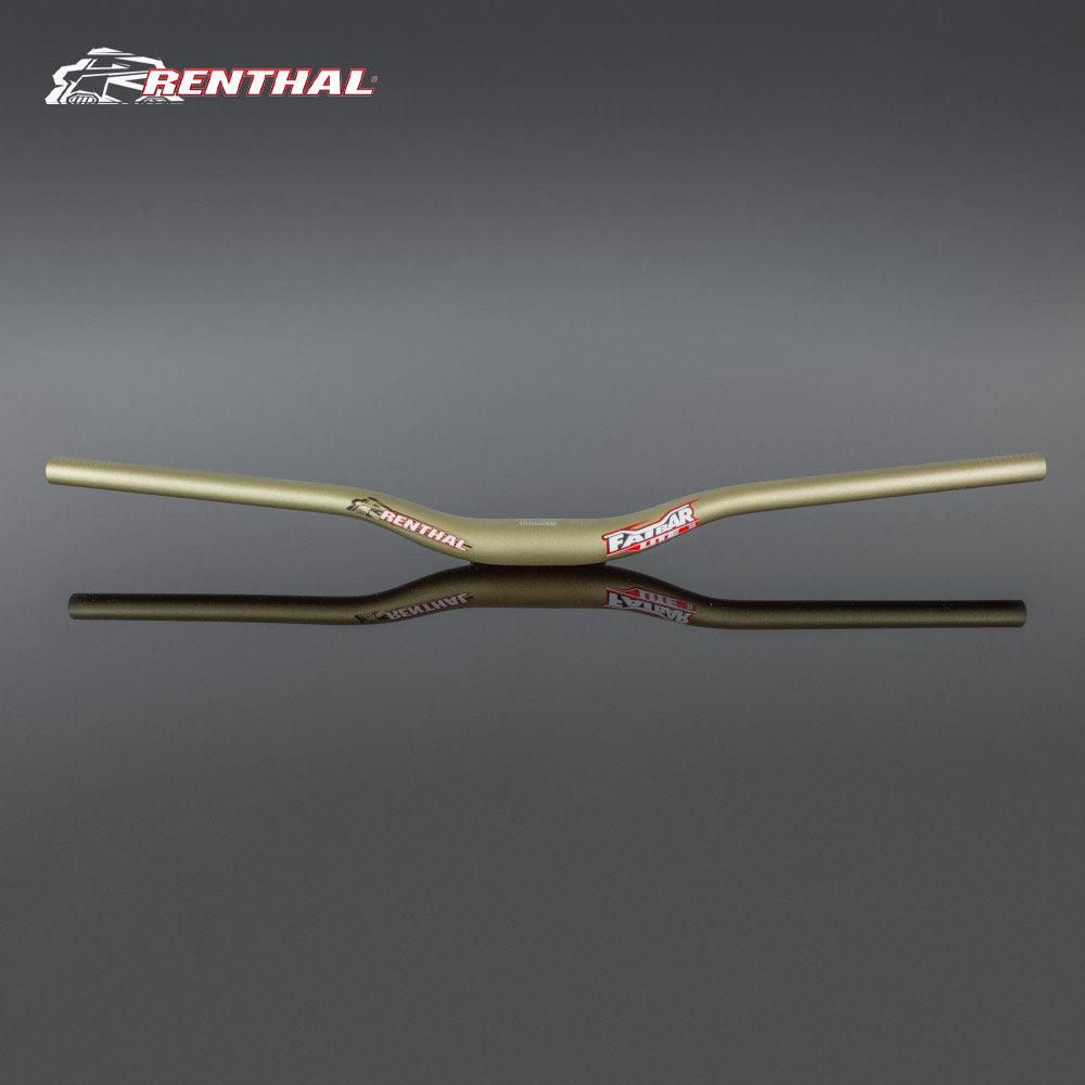 Renthal Fatbar Lite 35mm Handlebar Rise:30mm, Color:Gold(レンサルファットバーライト35mmハンドルバーのライズ30mm, カラーゴールドのバージョン)