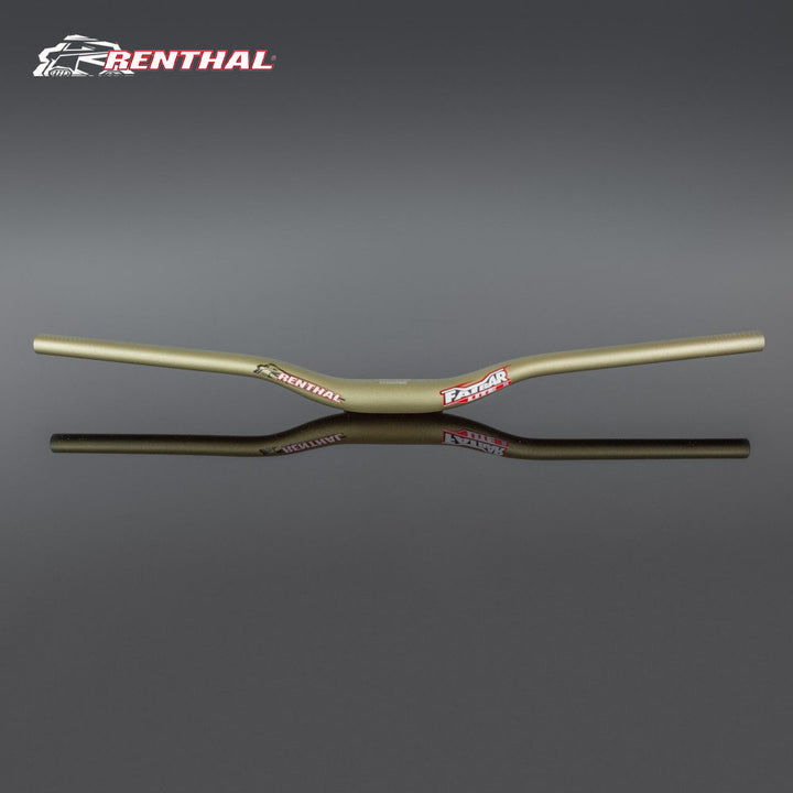 Renthal Fatbar Lite 35mm Handlebar Rise:30mm, Color:Gold(レンサルファットバーライト35mmハンドルバーのライズ30mm, カラーゴールドのバージョン)