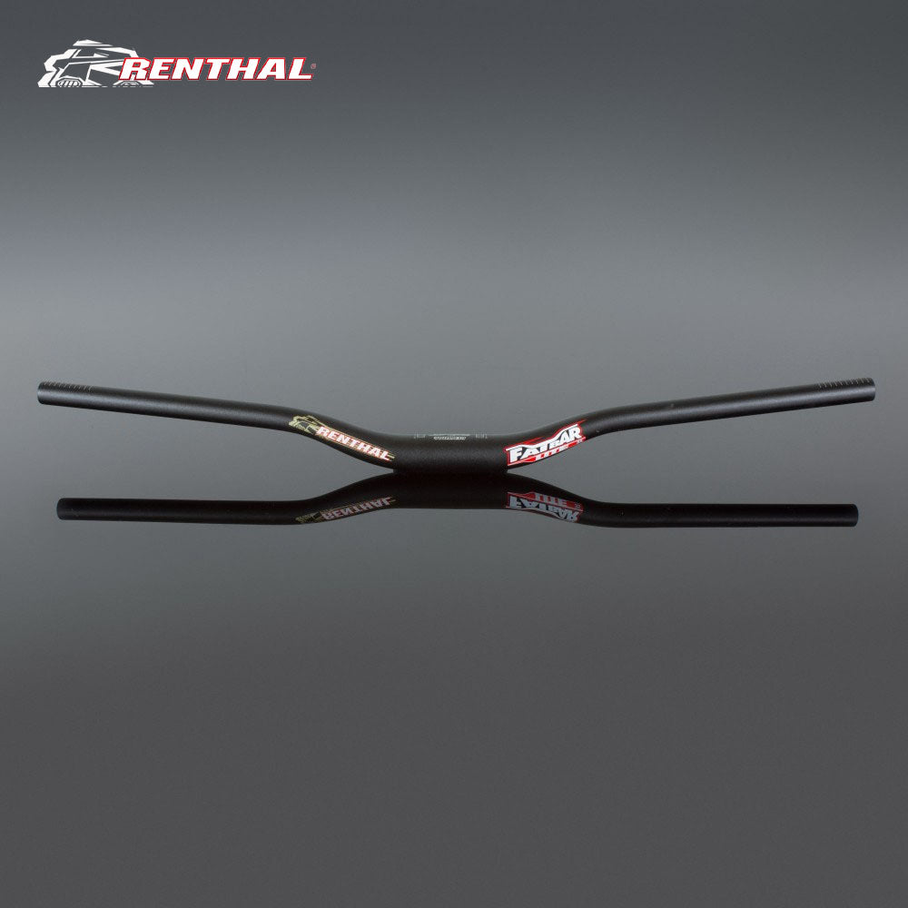 Renthal Fatbar Lite 35mm Handlebar Rise:30mm, Color:Black(レンサルファットバーライト35mmハンドルバーのライズ30mm, カラーブラックのバージョン)