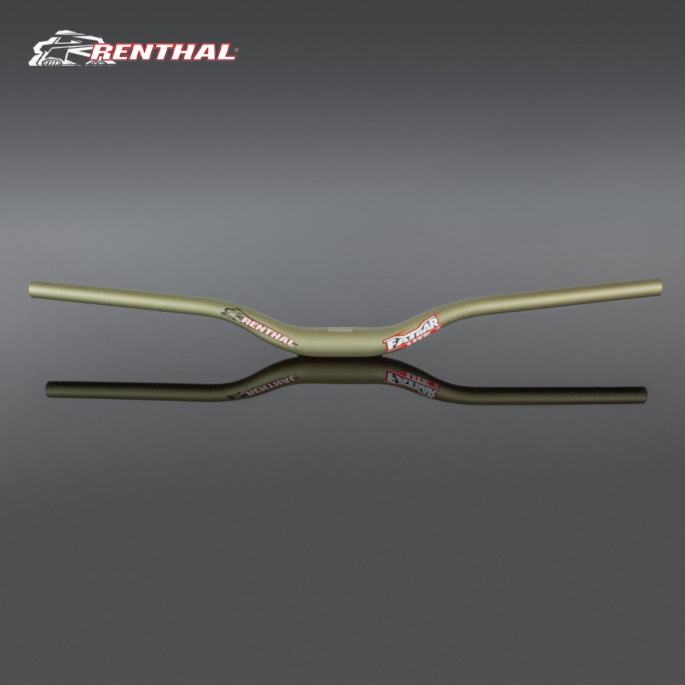 Renthal Fatbar Lite 35mm Handlebar Rise:40mm, Color:Gold(レンサルファットバーライト35mmハンドルバーのライズ40mm, カラーゴールドのバージョン)
