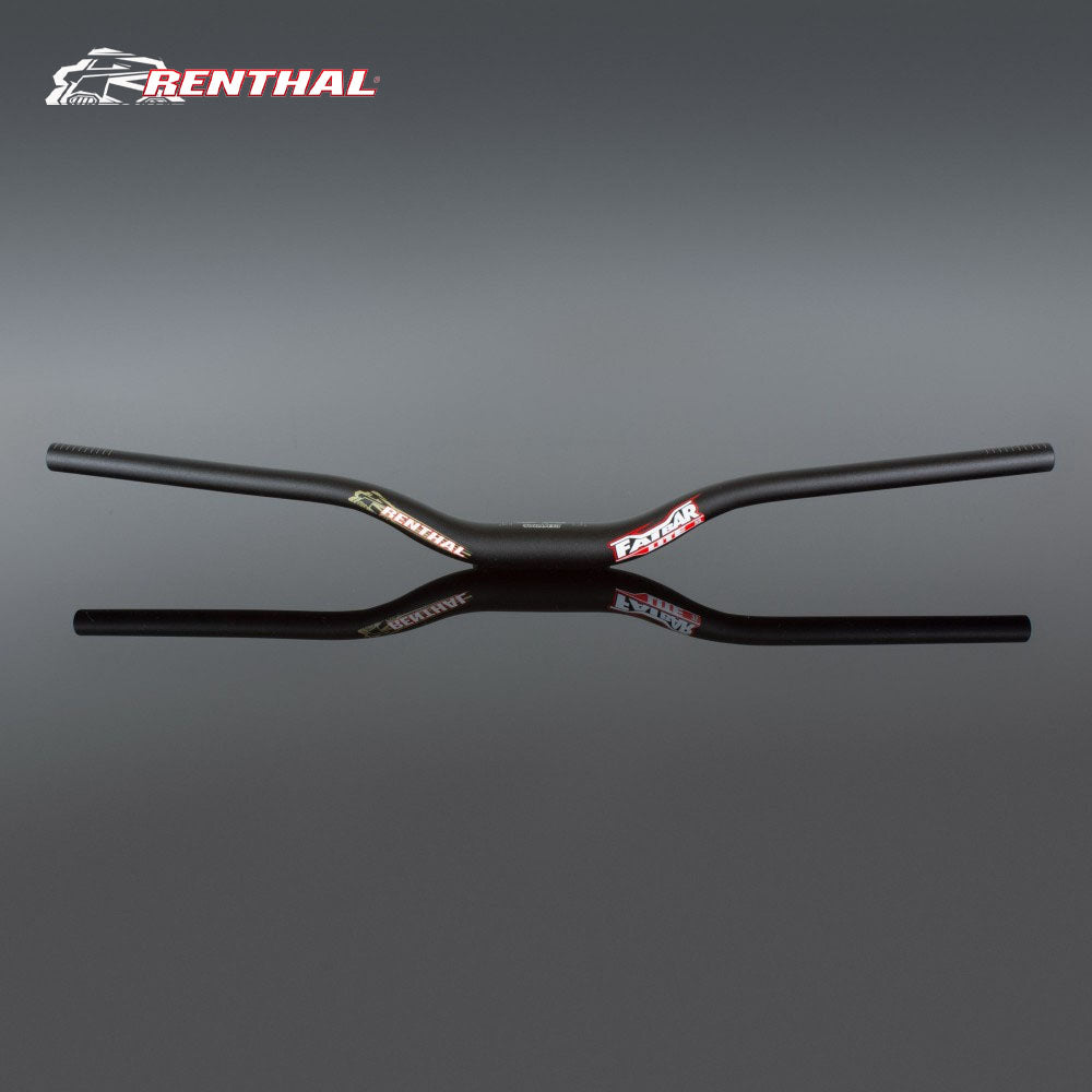 Renthal Fatbar Lite 35mm Handlebar Rise:40mm, Color:Black(レンサルファットバーライト35mmハンドルバーのライズ40mm, カラーブラックのバージョン)