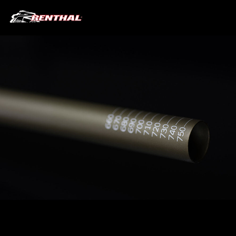 Renthal Fatbar Lite 35mm(レンサル ファットバー ライト 35mm MTBハンドルバー)の切断用目盛り