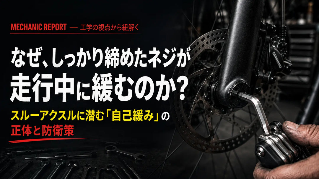 ちゃんと締めたはずのネジがなぜ走行中に緩むのか？スルーアクスルの自己緩みが起きる、ある不気味なシナリオ。